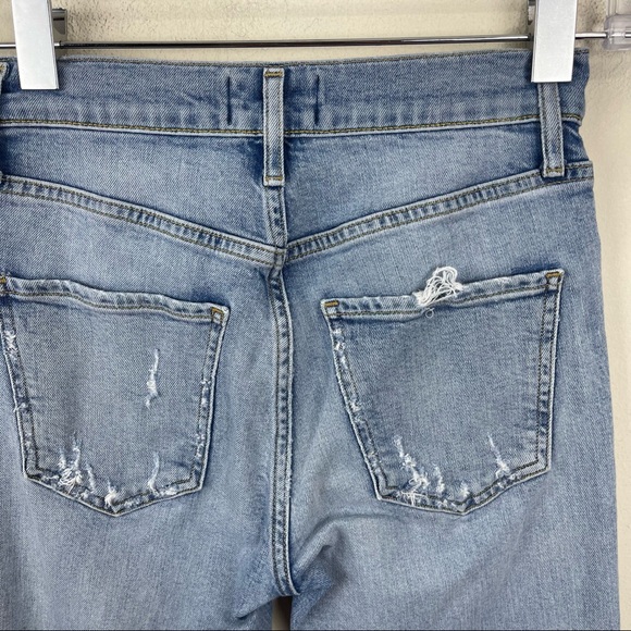 AGOLDE Distressed Sophie High Rise Skinny Crop Jeans - Picture 7 of 9